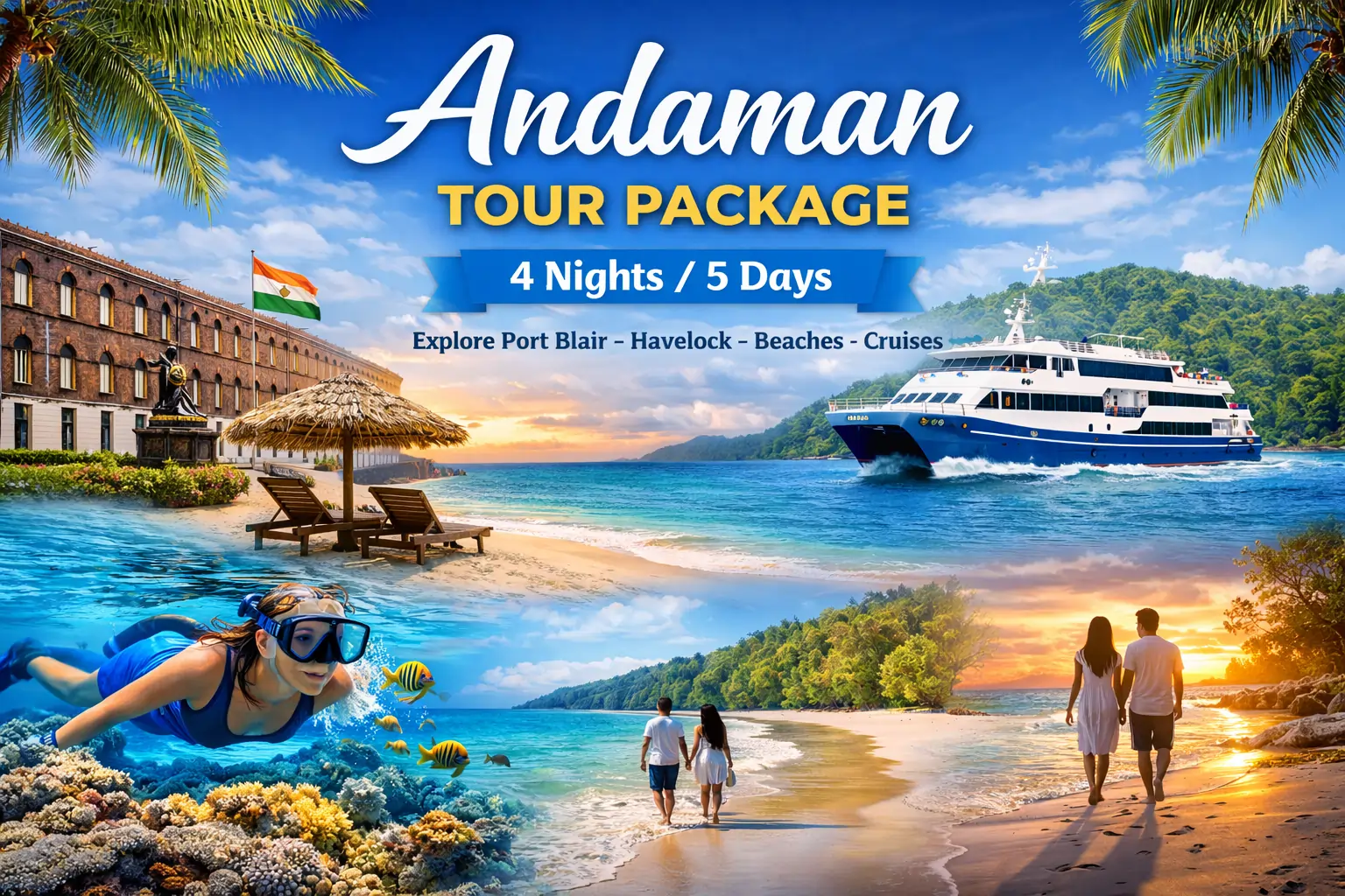 Andaman Tour Package 4 Nights 5 Days